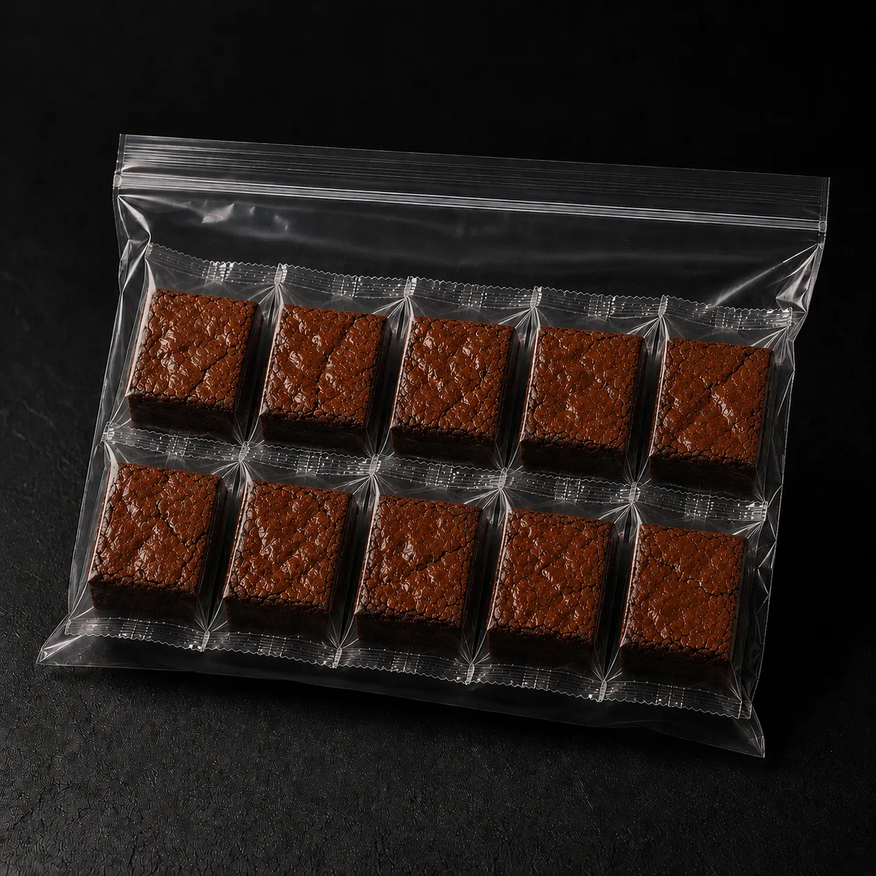 Pack 10 Brownies Tradicionais 800g